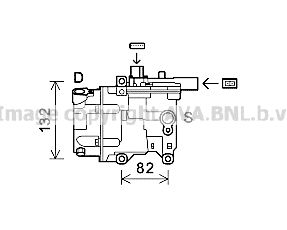 AVA QUALITY COOLING Kompressori, ilmastointilaite TOK583